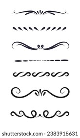 Hand drawn divider set collection