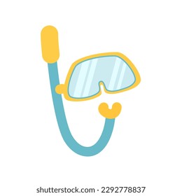 hand drawn diving element illustration