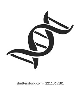 Hand Drawn DNA Strands Vector Illustration