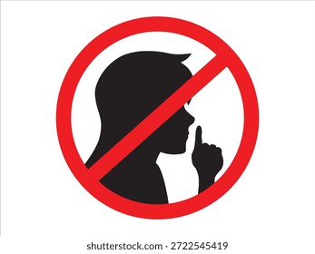 Handgezeichnet: Schild nicht stören