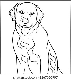 Hand drawn Dog vector illustration