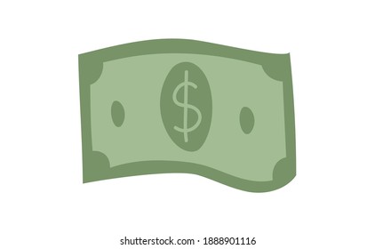 Hand Drawn Dollar Bill Illustration Money Stock Vector (Royalty Free ...