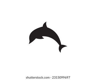 HAND DRAWN DOLPHIN ICONS IN VECTOR