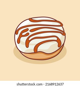 Hand Drawn Donuts Cake Illustration