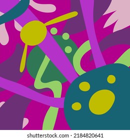 Handgezeichnet von doodle abstraktem Hintergrund