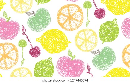 Handgezeichnete doodle abstraktes Design Muster Hintergrund Tapete Stoff Textur