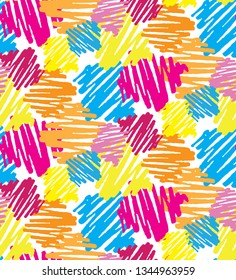 Hand drawn doodle abstract pattern background