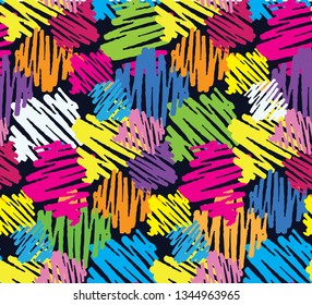 Hand drawn doodle abstract pattern background