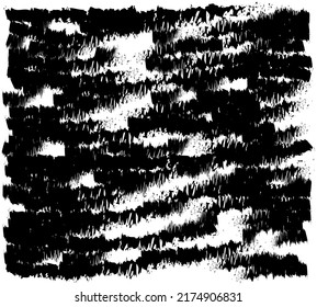 Hand drawn doodle abstract pattern in black and white style, texture background. Figures shape of grange spiral, helix, loops, dots modern textile fabric. Wallpaper design, print with curved lines