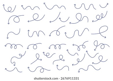 Hand Drawn Doodle Arrows for UX Flow and Presentation
