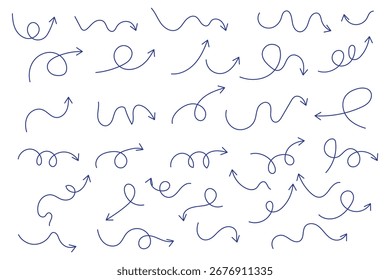 Hand Drawn Doodle Arrows for UX Flow and Presentation
