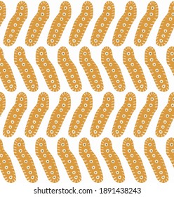 Handgezeichnetes doodle authentisches abstraktes Muster. Vorlage für Ihr Design. Kreative Dekoration. Schlichtung.