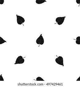 Hand drawn doodle autumn leaves seamless pattern for wrapping and textile