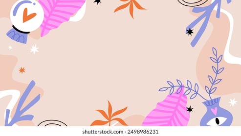 Hand drawn doodle background vector design in eps 10