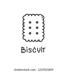 Hand Drawn Doodle Biscuit Icon