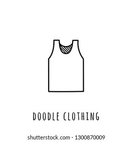 Hand Drawn Doodle Clothing Icon