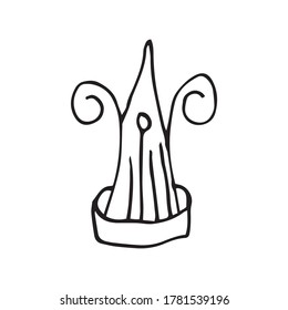 Coronas de doodle dibujadas a mano. Dibujos de la corona del rey. Icono del grafiti del logo de la corona.
