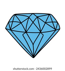 Icono de cristal dibujado a mano. Contorno del clipart de familia. Dibujado a mano arte vector.