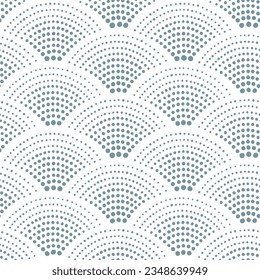 hand drawn doodle dots wave neutral seamless pattern print background