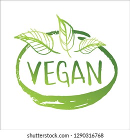 Hand drawn doodle eco set - vegan 