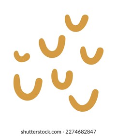 Hand drawn doodle element flat icon. Vector illustration