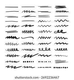 Dibujado a mano doodle elemento aislado sobre fondo blanco, Ilustración vectorial de estilo de boceto. Perfecto para la decoración, el ornamento, el patrón, la textura y el fondo 