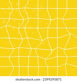 Hand drawn doodle grid pattern. Colored print vector. Distort wavy warp abstract background. Waves, swirl, twirl texture
dynamical rippled surface
