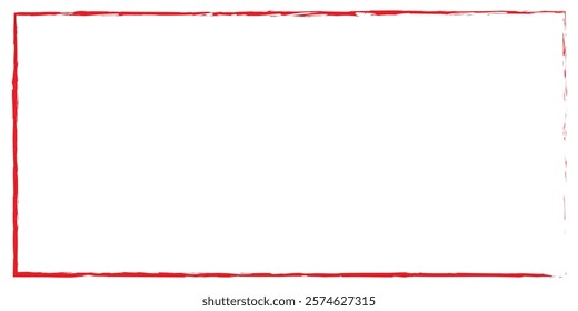 Hand drawn doodle grunge square highlights. Charcoal pen rectangle borders. Ink empty black boxes set. Rectangle borders collections. Rubber square stamp imprint. Vector illustration.
