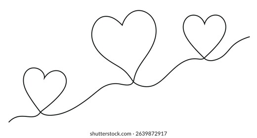 Hand drawn doodle heart