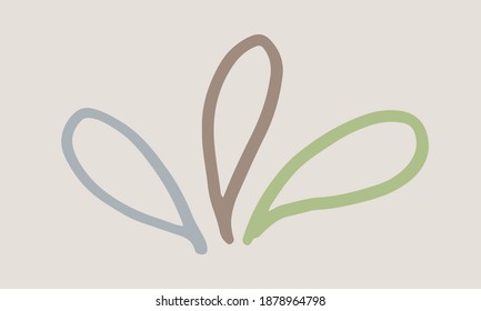 Handgezeichnetes Doodle-Symbol. Vektorgrafik. Scribble-Element einzeln auf weißem Hintergrund. Einfache Zeichnung