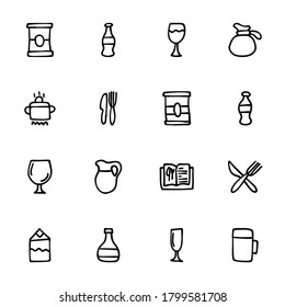 Hand drawn Doodle icons vectors 