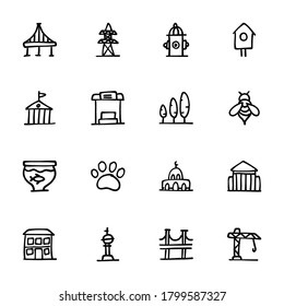 Hand drawn Doodle icons vectors 