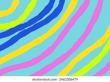 Hand drawn doodle lines and grid. Organic shape with dry brush texture in trendy color. abstract creative minimalist artistic hand painted composition grunge strokes. Vector illustration