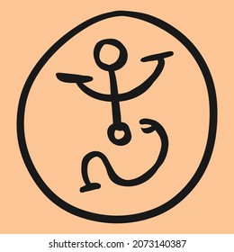 Hand drawn doodle magic symbol icon, editable vector file for all of your graphic needs.