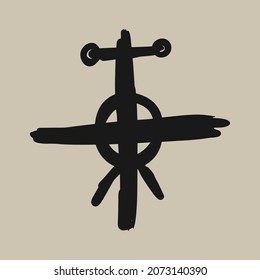 Hand drawn doodle magic symbol icon, editable vector file for all of your graphic needs.