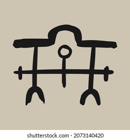 Hand drawn doodle magic symbol icon, editable vector file for all of your graphic needs.