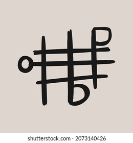 Hand drawn doodle magic symbol icon, editable vector file for all of your graphic needs.
