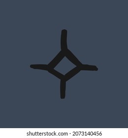 Hand drawn doodle magic symbol icon, editable vector file for all of your graphic needs.
