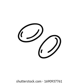 Hand drawn doodle medicine pills, tablet, capsule isolated on white background. Pills vector illustration. Health and care. Design for clinics, hospitals, pharmacies, medical poster