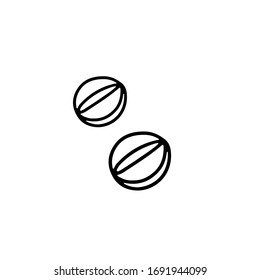 Hand drawn doodle medicine pills, tablet, capsule isolated on white background. Pills vector illustration. Health and care. Design for clinics, hospitals, pharmacies, medical poster