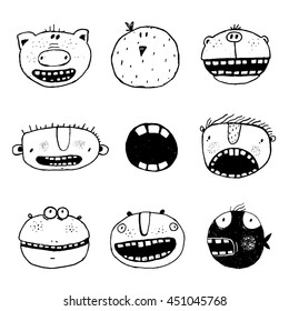 Monster outline Images, Stock Photos & Vectors | Shutterstock