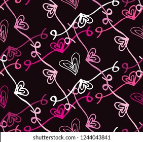 Hand drawn doodle pattern abstract background texture fabric wallpaper