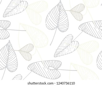Hand drawn doodle pattern background - abstract background, fabric, wallpaper
