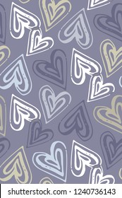 Hand drawn doodle pattern background - abstract background, fabric, wallpaper