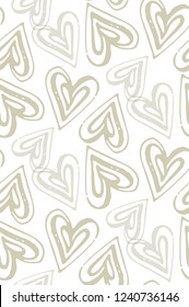 Hand drawn doodle pattern background - abstract background, fabric, wallpaper
