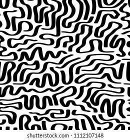 Hand drawn doodle seamless background.