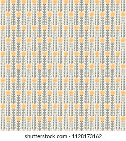 hand drawn doodle seamless floral pattern in light pastel colors