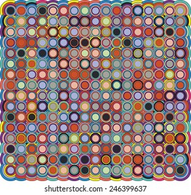 hand drawn doodle seamless pattern of hearts 