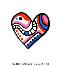 Formas y objetos de doodle dibujados a mano. Abstractas Ilustración vectorial moderna contemporánea de moda. Todos los Elementos están aislados
