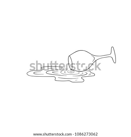 Similar – Image, Stock Photo Wine glass tipped with cheese cubes spilled on wood